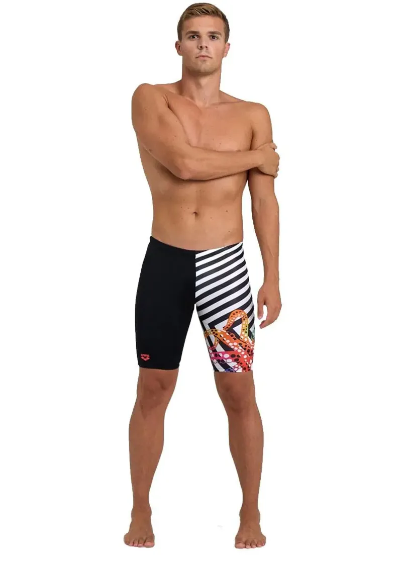 Arena Men's Crazy Octopus Jammer Black/Multi-6